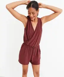 Old Navy Women’s Breathe ON Cross Front V-Neck Romper 3.5 Inseam Size XL