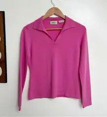 Cashmere Vintage Pink Knit Top