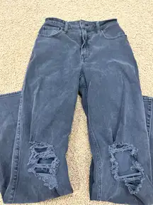 Hollister black  dad jeans