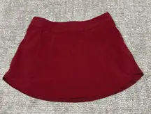 Outdoor Voices Skort Womens XS Cranberry Red Tennis Golf Skirt Stretch Athletic