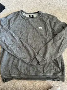 Nike Gray Crew Neck Sweatshirt