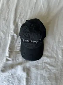 Otto Relaxed Fit Distressed Dad Hat Casual Style Black Cherry Coke