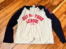 Women’s Victoria secret pink Boston Red Sox baseball shirt. Size large