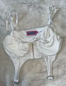 White Edikted Top Corset
