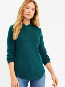 Turquoise‎ loft hoodie Sweater XS