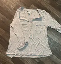 Long Sleeve Blouse Black Market White House