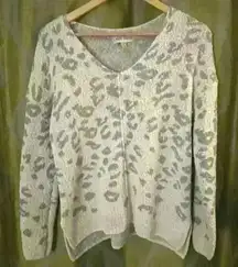 Knox Rose Leopard Print‎ Sweater