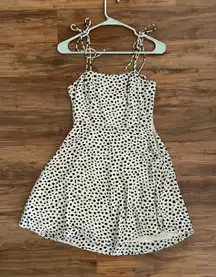 Boutique Black And White Dress