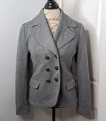 H&M Gray Peacoat 12