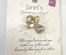 Janet Guardian Angel pin Gift