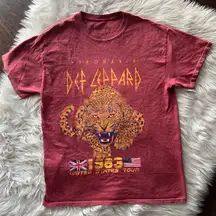 Pyromania 1983 Tour Graphic T-shirt