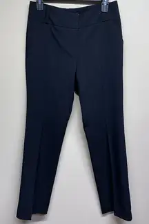 NY New York Company Petite Black Straight Leg Dress Pants Womens Size 4