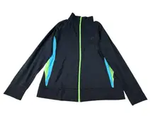 Lane Bryant Jacket Sz 14/16 Full Zip Front Track Athletic Pockets Exercise