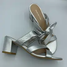 Metallic Leather Sandals size 7