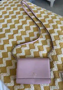 Kate Spade Pink Leather Cross Body Purse