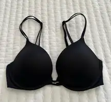 Victoria's Secret VS Push Up Bra 32C Padded Underwire Black