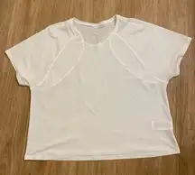 Athleta White Short Sleeve Tee