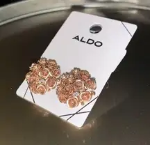 Aldo earrings pink roses