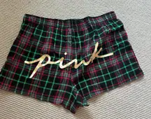 PINK - Victoria's Secret  Plaid Shorts NWT