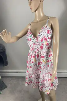 City Chic Enthrall Me Maxi Dress Dusty Rose Pink And White Flowers Size‎ L