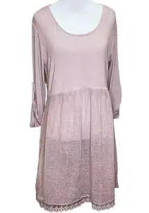 Scandal Made in Italy Blush Sheer Dress 4