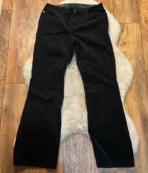 Eddie Bauer Corduroy Pants Size 8 Classic Barely Boot Cut Black