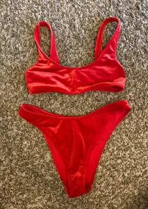 Kendall & Kylie Red Velvet Swimsuit 