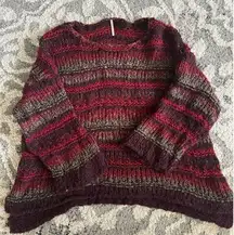 Free people maroon Sweater