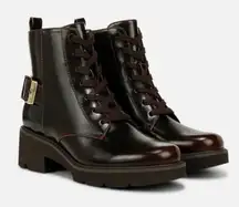 Naturalizer Cabaret Ankle Combat Boot Booties Size 8