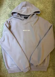 Purple White Fox Boutique Hoodie Leisure