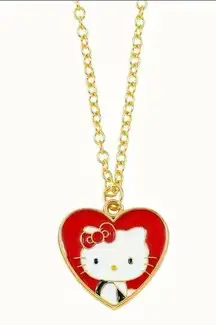 Hello Kitty Official Licensed Cute Pendant 18” Necklace NWT