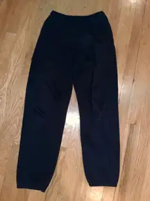 Black Drawstring Jogger Sweatpants