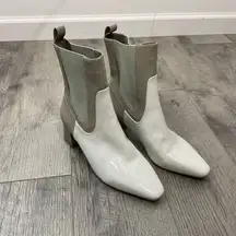 Coconuts by Matisse Women's Patent Leather Pendant Ankle Boots Block Heel 6.5M