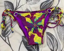 Cheeky Purple Design Bikini Bottom