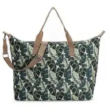 DSW Green Leaf Weekender Bag Large Tote