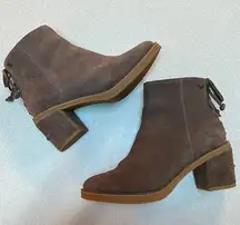 Cute suede  booties.