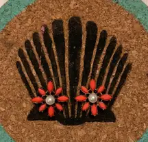 Pink and Pearl Earring by Betsey Johnson