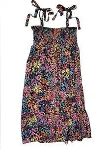 Boohoo *NWT*  shirred floral strappy maxi dress  -Size 14