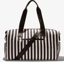 Alice + Olivia Black and White Duffel Bag NWT