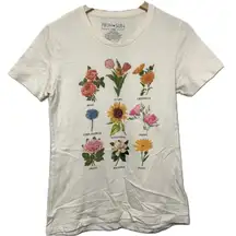 Fifth Sun Size Large Floral Tee‎ Shirt Top