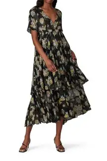 Brock Collection Black Floral Printed Quintina Dress Size 2 US $2,340