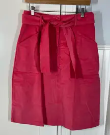 ModCloth In Perfect Ac-cord a line corduroy skirt in‎ size medium nwt pinup vtg