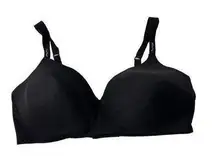 Barely There Black Seamless T-Shirt Bra Wire-Less 38D