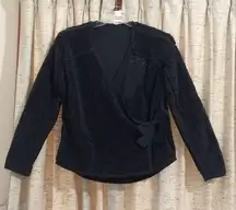 Nike Women’s Long Sleeve Sherpa Training Wrap Sweatshirt Jacket