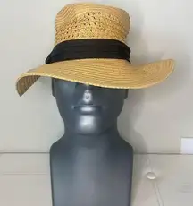 Tommy Bahama  Straw Sun Hat Size Large XL Paper Braid Coolmax SPF 50+ Beach Sun