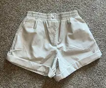 Leather Shorts Olivaceous