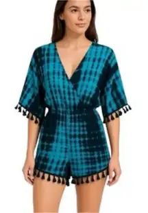 Aqua Tie Dye Romper