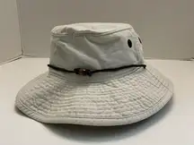 Vintage Gap Bucket Hat Safari Travel Hiking Fishing Beach Kayak Beige Y2K Unisex