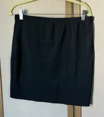 SHEIN Curve Elegant Black skirt 0x