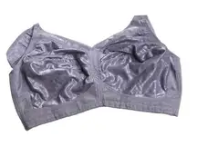 PLAYTEX, 18 Hour Bra Purple Size 40DD adjustable wide straps NO Wires No Padding